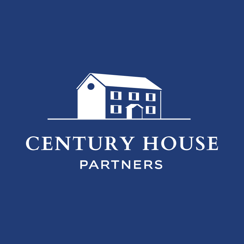 Century House logo with an illustration of a house